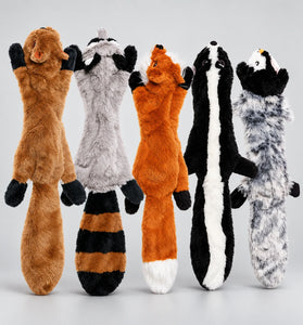 Stuffing-Free Squeaky Animal Dog Toy