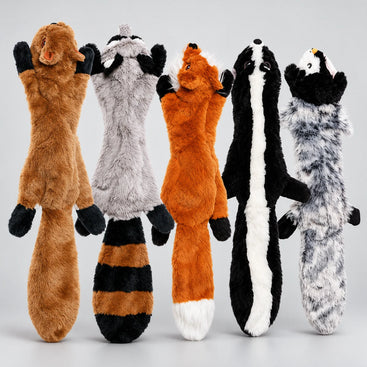 Stuffing-Free Squeaky Animal Dog Toy