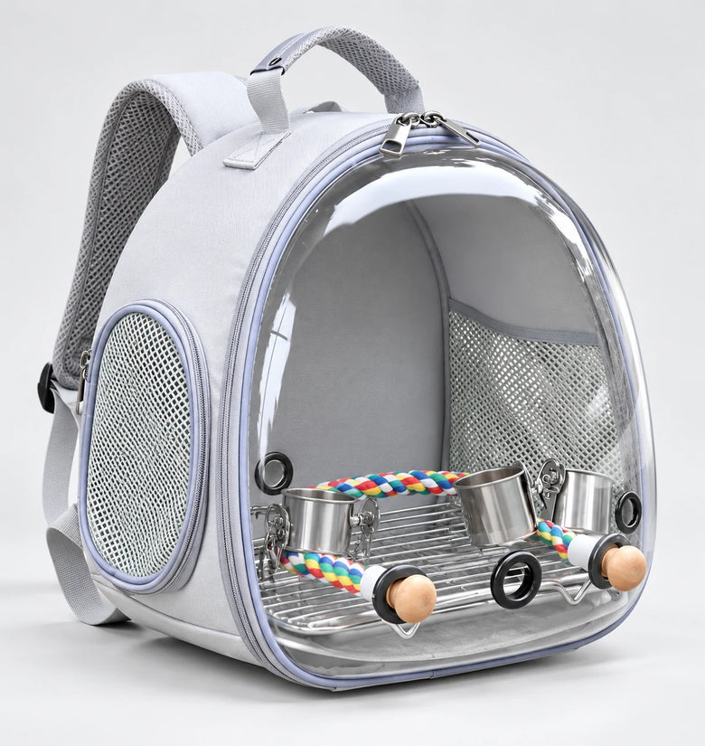 Portable Bird Travel Backpack Carrier