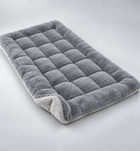 Extra Large Reversible Plush Dog Bed Mat – 120 × 60 cm