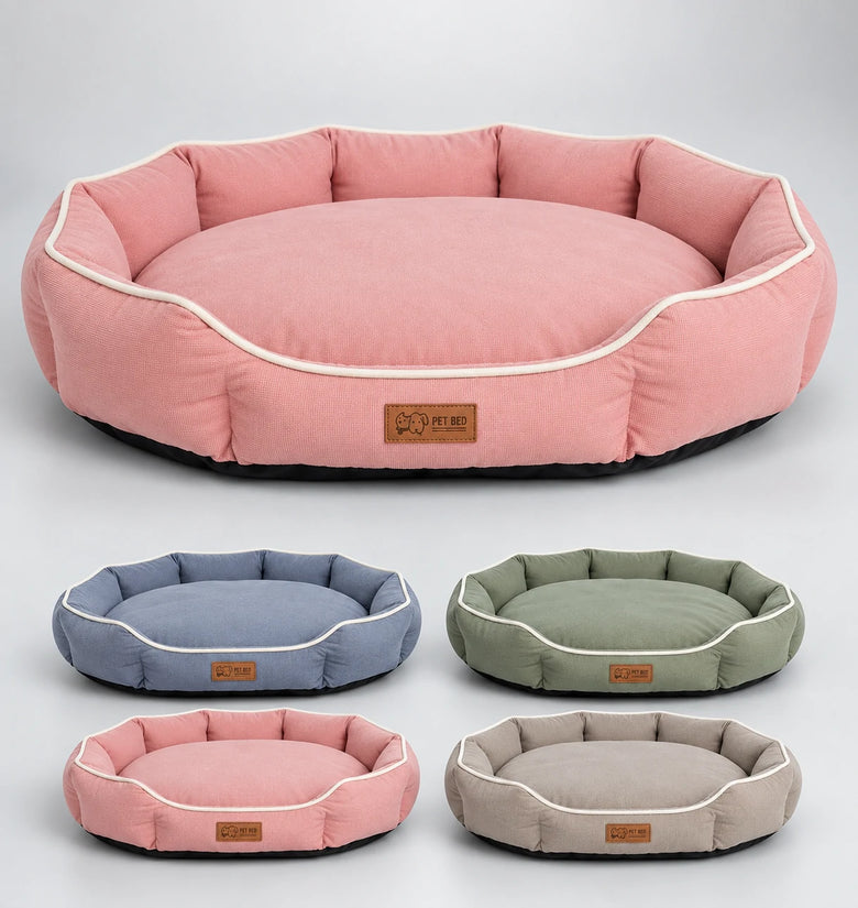 Corduroy Dog & Cat Sofa Bed