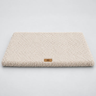 Foam Dog Bed with Removable Faux Fur Cover