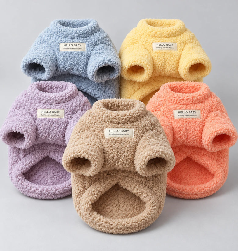 Soft Plush Winter Dog Sweater