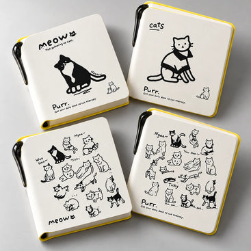 Cat Doodle Soft Cover Notebook – 224 Pages