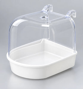Transparent Splash-Guard Bird Bath