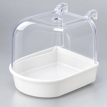 Transparent Splash-Guard Bird Bath