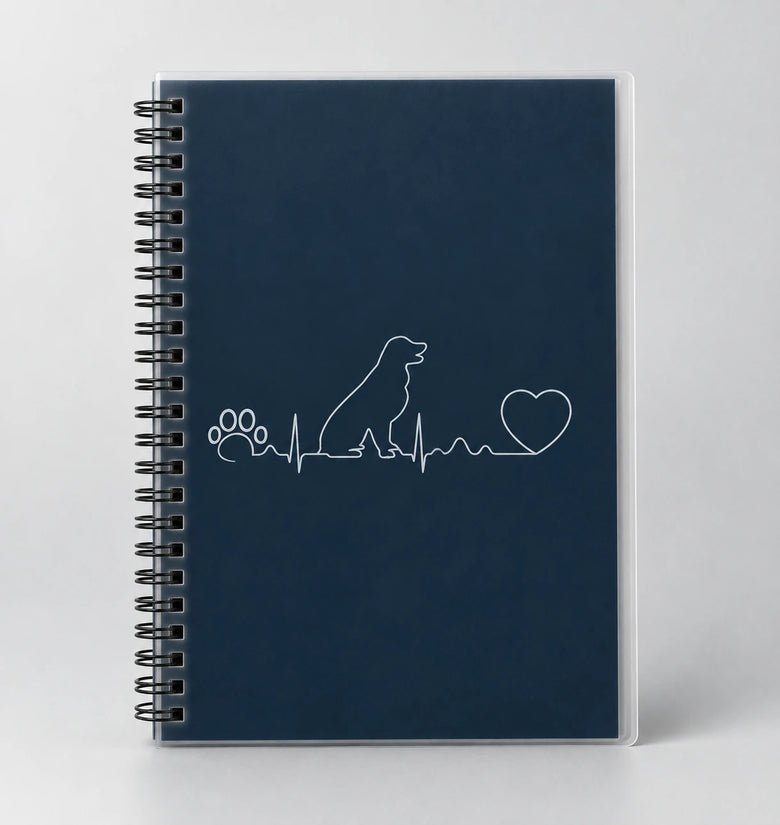 A5 Pet-Themed Spiral Notebook – 100 Pages