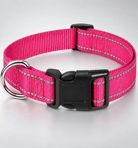 Adjustable Nylon Dog Collar with Quick-Release Buckle