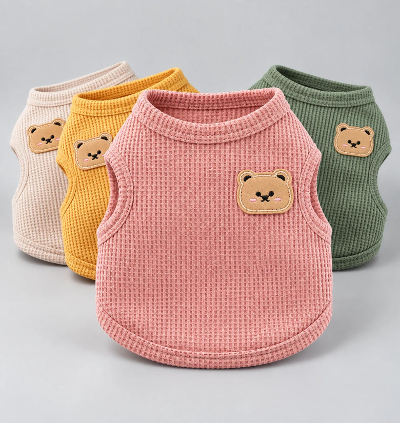 Lightweight Waffle Pet Vest for Dogs & Cats