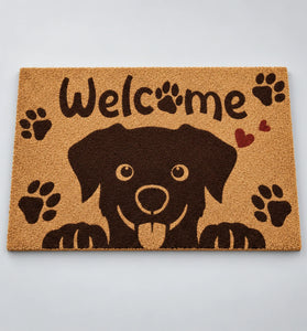 Dog-Themed Non-Slip Welcome Door Mat