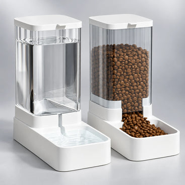 Gravity Pet Feeder & Water Dispenser
