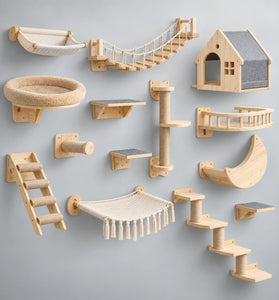Wall Mounted Cat Climbing Furniture