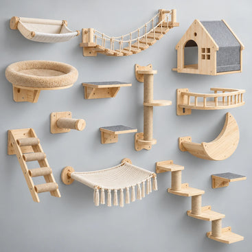 Wall Mounted Cat Climbing Furniture