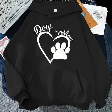 Dog Mum Paw Print Women’s Hoodie