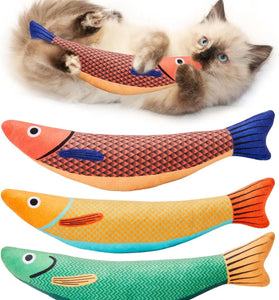 Fish Catnip Plush Cat Toy