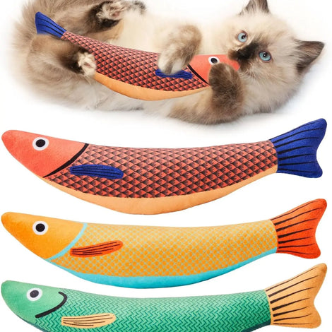 Fish Catnip Plush Cat Toy