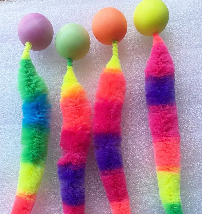 Colourful Caterpillar Cat Toy