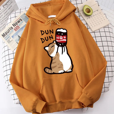 Cartoon Cat Men’s Hoodie