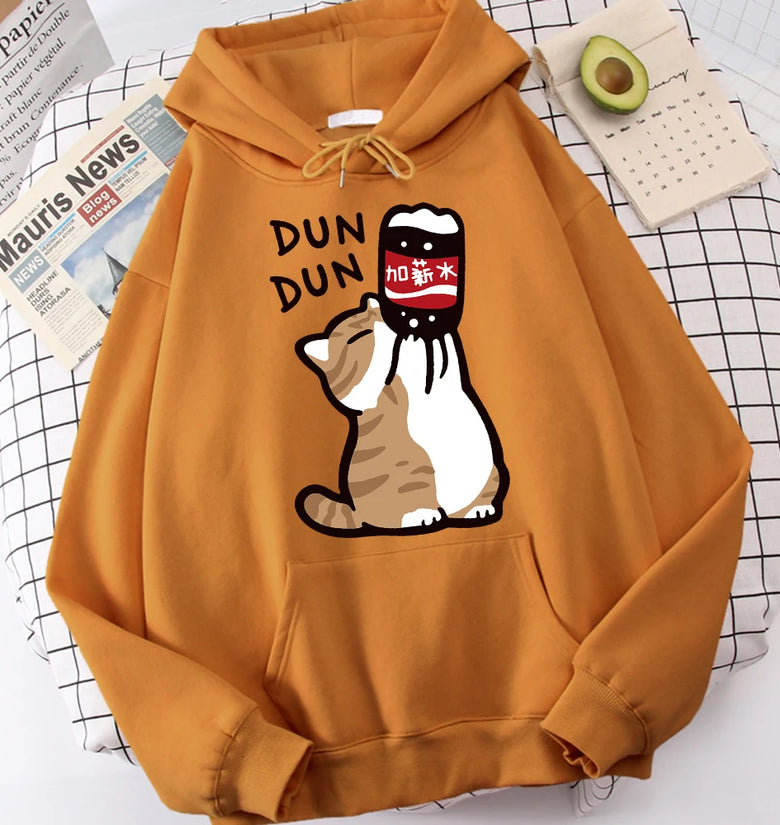 Cartoon Cat Men’s Hoodie