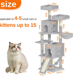 158 cm Multi-Level Cat Tree Tower