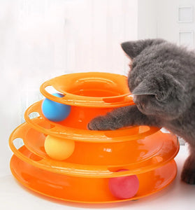 Multi-Layer Cat Turntable Toy