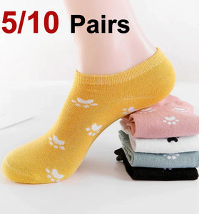 Dog Paw Low Cut Women’s Socks Set
