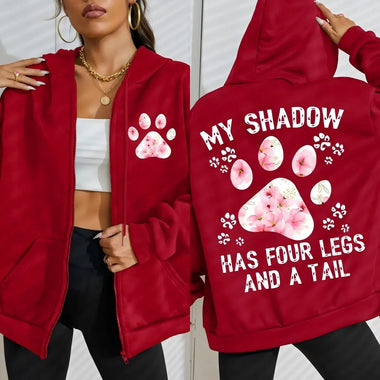 Four Legs & A Tail Women’s Zip Hoodie