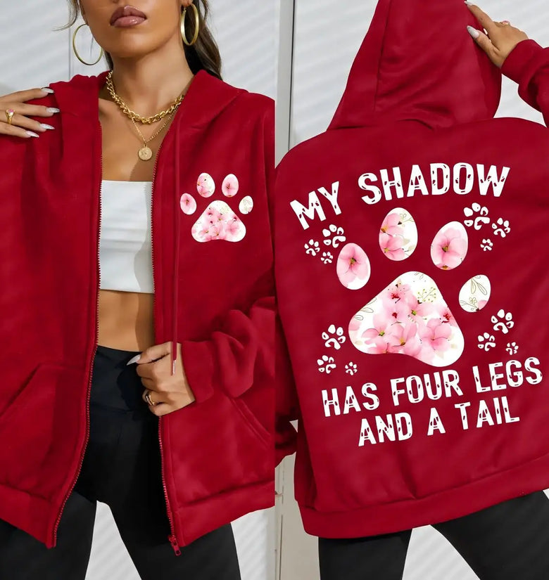 Four Legs & A Tail Women’s Zip Hoodie