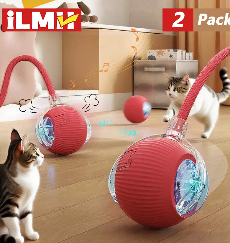 Rechargeable Interactive Rolling Cat Ball Toy