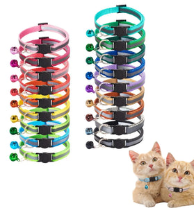 Reflective Breakaway Cat Collar with Bell