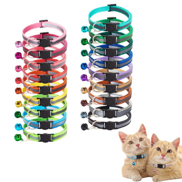 Reflective Breakaway Cat Collar with Bell