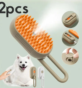 3-in-1 Spray Pet Grooming Brush