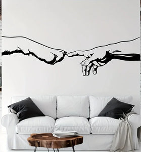 Hand & Paw PVC Wall Sticker