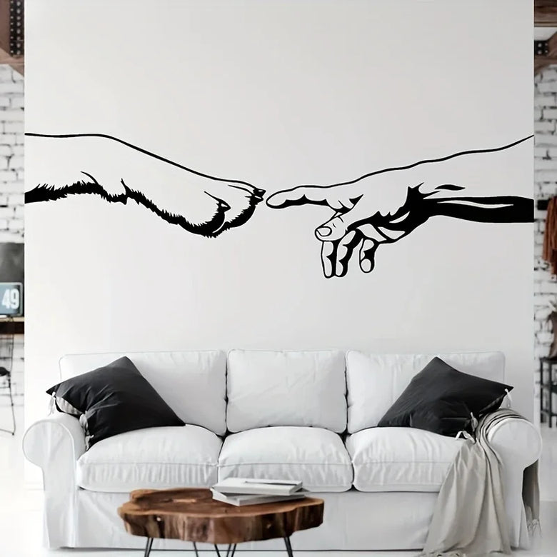 Hand & Paw PVC Wall Sticker