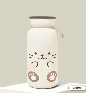 Cartoon Cat Insulated Travel Cup