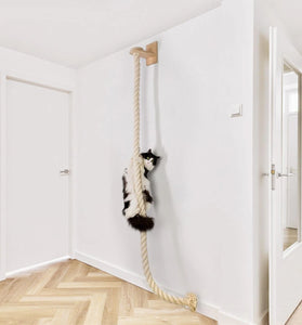 140 cm Wall Mounted Cat Rope Climber