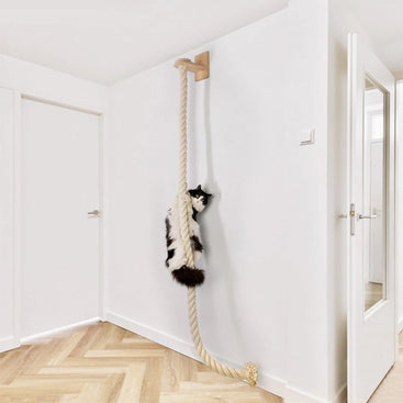 140 cm Wall Mounted Cat Rope Climber