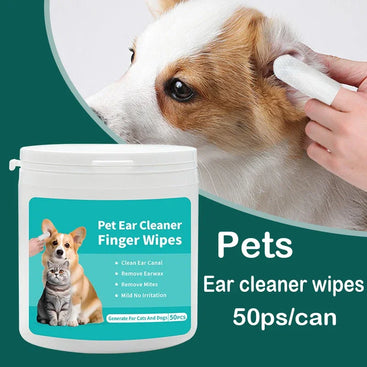 50-Count Pet Ear Cleaning Wipes