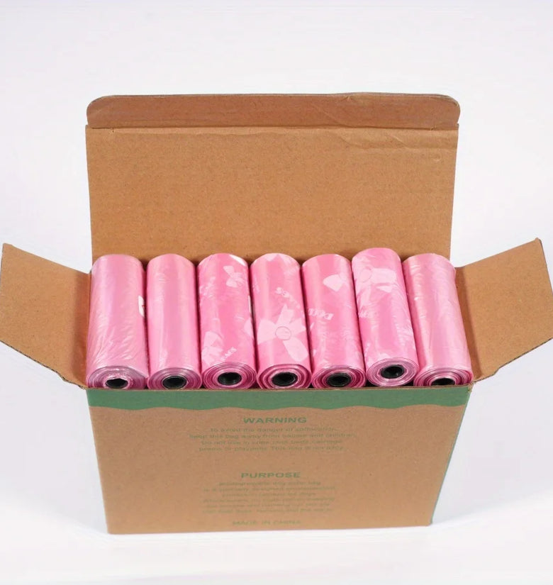 120-Count Leakproof Dog Poop Bags