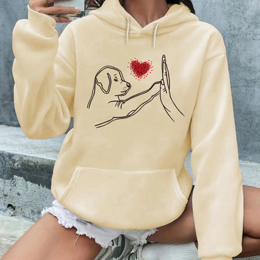 Dog High Five Women’s Hoodie