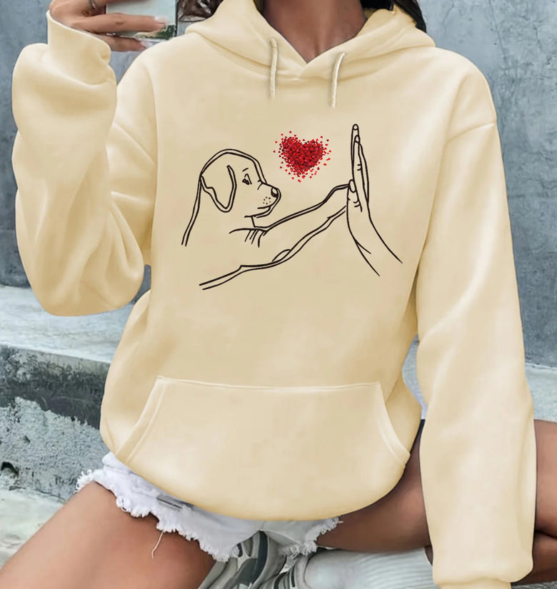 Dog High Five Women’s Hoodie