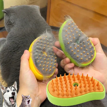 3-in-1 Spray Pet Grooming Brush