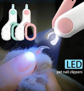 LED Pet Nail Clipper for Cats & Small Dogs