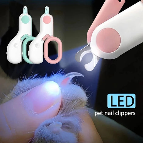 LED Pet Nail Clipper for Cats & Small Dogs