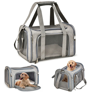 Soft-Sided Pet Travel Carrier for Cats & Small Dogs